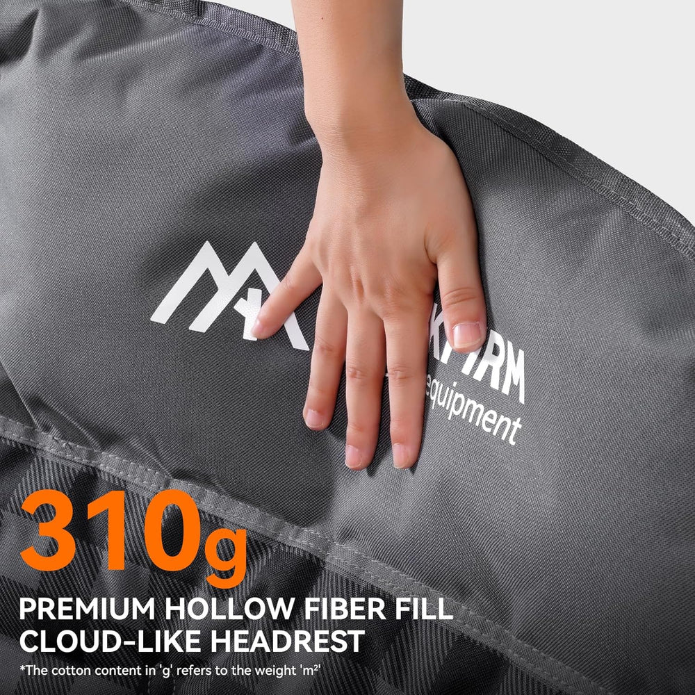 Huskfirm Padded Double Camping Chair High Back 2 Person Camping Chair Oversiz...