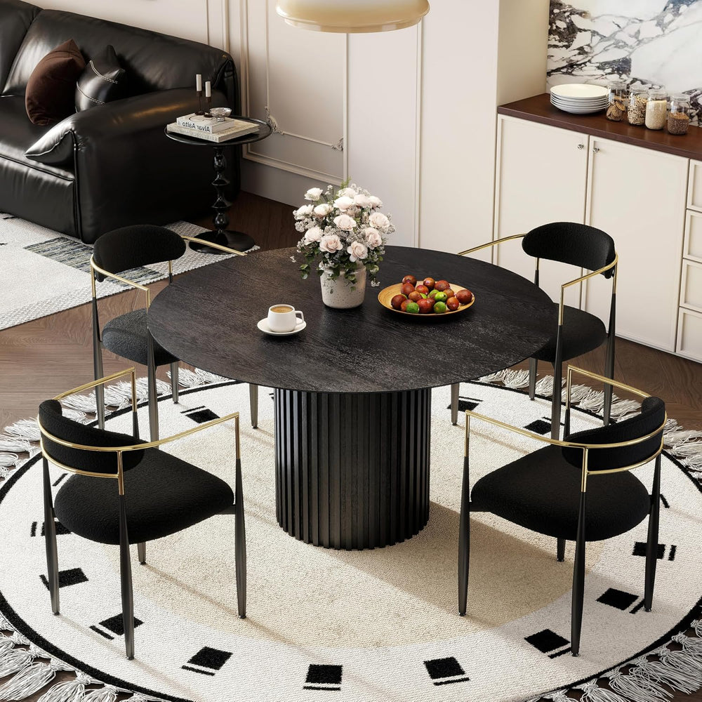 Baysitone Dining Chairs Set of 4 Mid-Century Modern Upholstered Boucle Dining...
