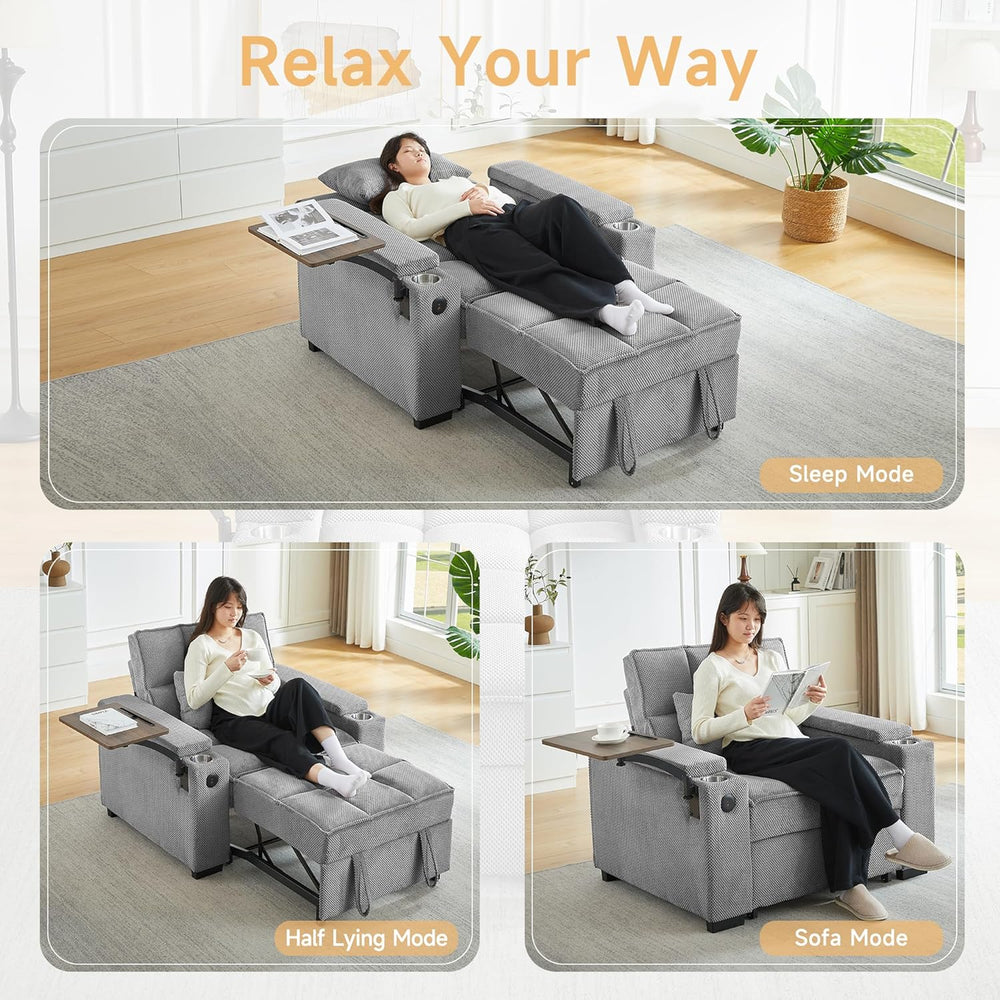 hansones Oversized Recliner Chair for Living Room, Accent Chair with Adjustab...