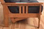 Kodiak Furniture Monterey Futon Set, No Drawers, with Barbados Base and Oregon Trail Java Mattress