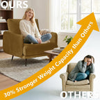 37.5” Oversized Accent Chair for Living Room, Chenille Armchair for Living Room