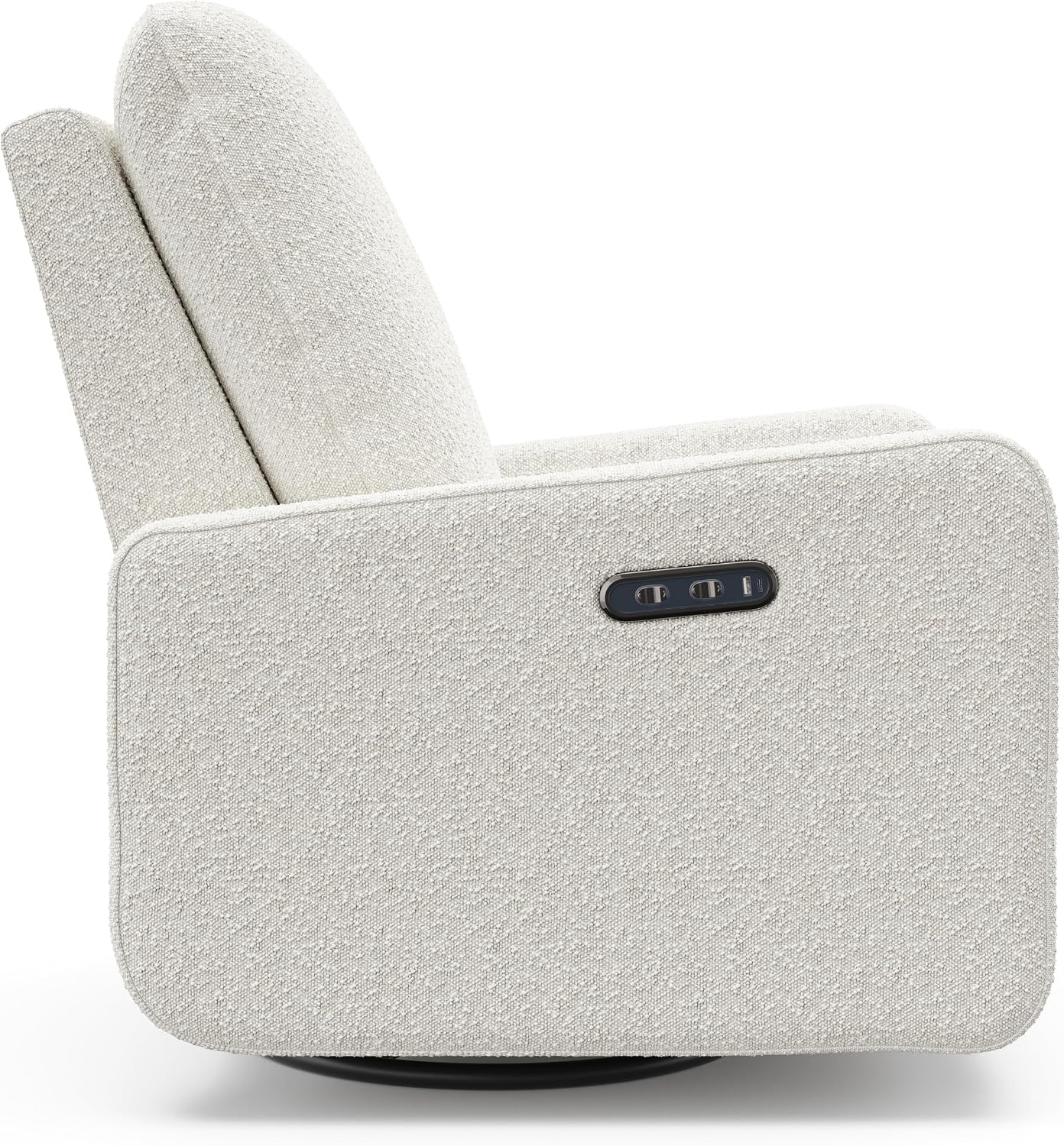 Graco Teddi Nursery Power Recliner Swivel Glider, Ivory Boucle | Electronic Power Recline, OEKO-TEX 100 Certified, USB-A & USB-C Charger, Premium Cushioning & Comfort, Glider Rocking Chair