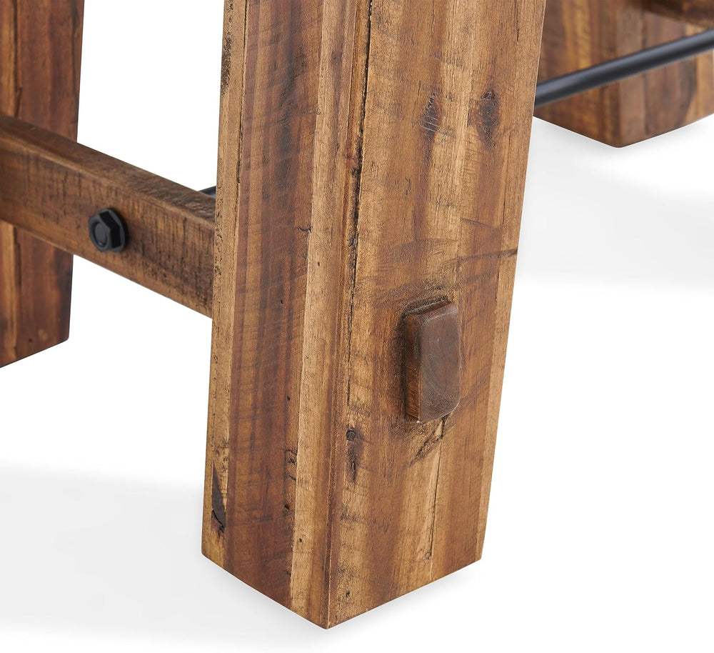 Alaterre Furniture Durango 27-Inch Solid Wood Side Table – Set of 2 Heavy-Dut...