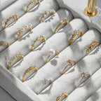 3 Tier Bracelet Holder Display - Detachable T Bar White Velvet Bracelet Holder, Jewelry Holder Organizer for Bracelet, Necklace, Earrings, Rings