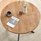 Homedot Round Dining Table Set for 2 with Green Chairs, Modern Mid Century Kitchen Table Chairs Set for Dining Room, 37-Inch Circle Dining Set with Upholstered Chairs for Apartment/Restaurant