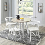 Signature Design by Ashley Grannen Modern 18" Spindle Back Dining Chair, 2 Count, White
