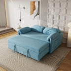 ERYE 3 in 1 Loveseat Sofa Convertible Sleeper Sofabed,Functional Recliner Daybed Love Seat Sofa&Couch W/Pull Out Couch Bed, Reclining Backrest and Pillows Armrests for Office Apartment RV Living Room