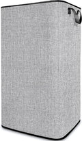 SNIGJAT Large Laundry Hamper, Tall Laundry Hamper with Sturdy Handles, Collapsible Dirty Clothes Basket for Bedroom, Rectangular Sturdy Large Clothes Basket for College, Dorm, Towels, Toys, 80 L