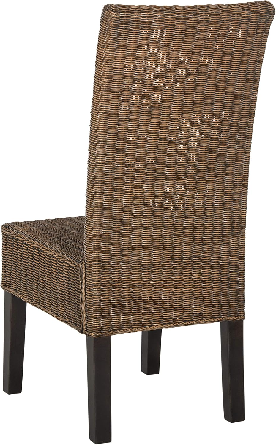 SAFAVIEH Furniture - Arjun Wicker Dining Chair Set of 2 - Brown & Multi -...
