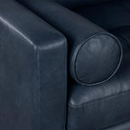 POLY & BARK Napa Furniture, Right Facing Sectional Sofa, Midnight Blue