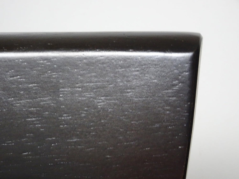 Dining Kitchen Solid Wooden Stained Bench Padded Seat Espresso Black Finish