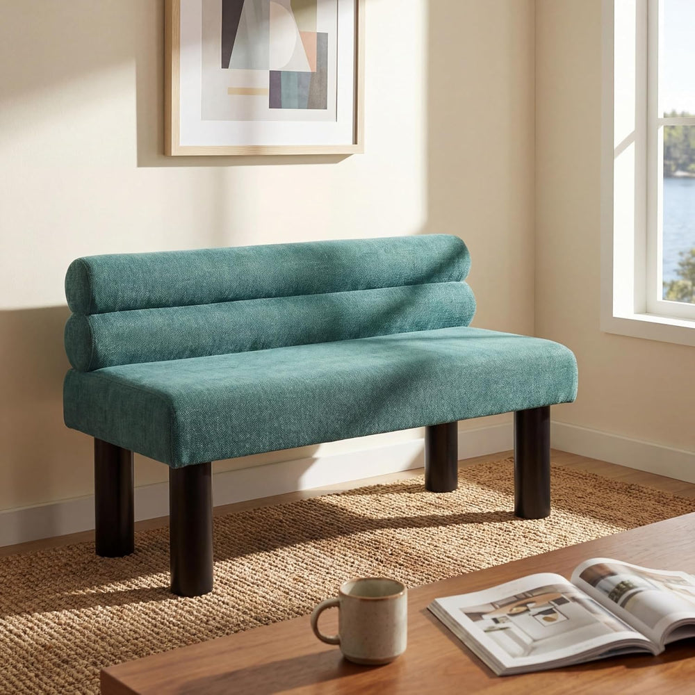 Christopher Knight Home Wally Fabric Upholstered Dining Bench, Long Dining Ro...