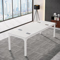 Tribesigns 6.5FT Conference Table, 78.7 Inche Rectangle Meeting Seminar Table, Large Business Tables for 6-8 People (Only Table)