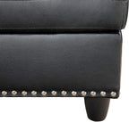 Evan Sectional Sofa or Couch with Ottoman for Living Room, Apartment, Bedroom, Office
