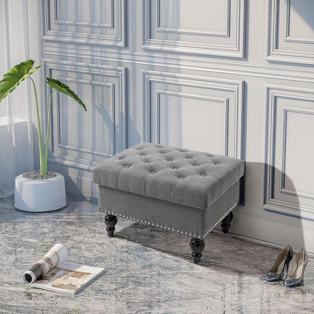 Living Room Ottoman with Storage