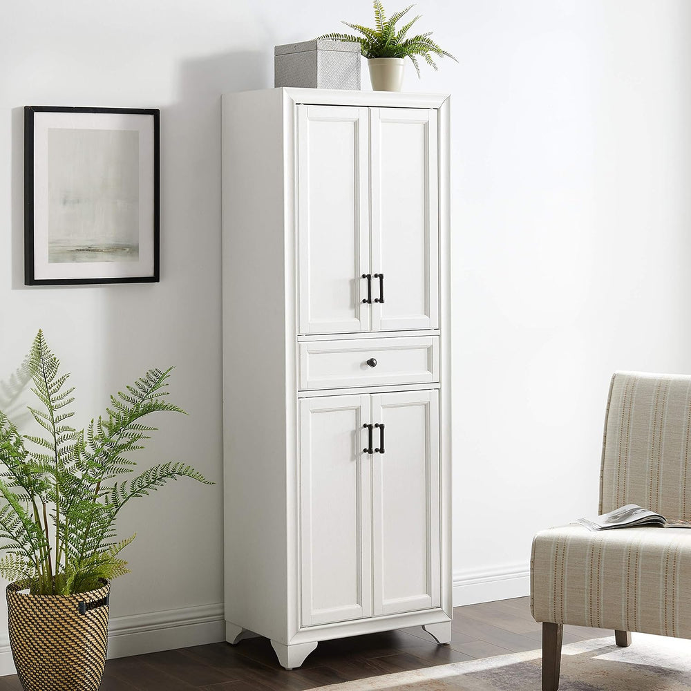 Crosley Furniture Tara Pantry Storage Cabinet with Shelves, Kitchen, Dining, ...