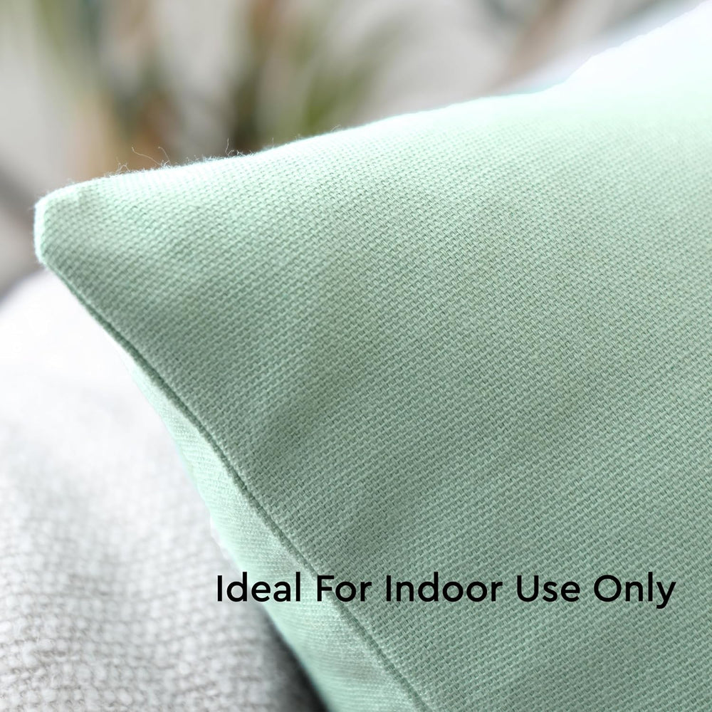Encasa XO Throw Pillow Covers, Cotton, No Inserts 20"x20"