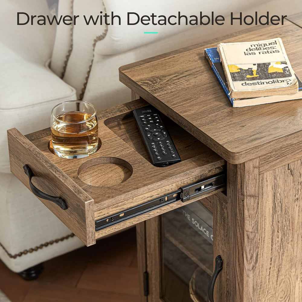 LINSY HOME Farmhouse Coffee Table Sets 3 Pieces, Wood Living Room Table Set I...