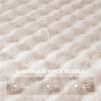 MAXYOYO Giant Bean Bag Chair for Adults, Stuffed Shell-Shaped Large Bean Bag Couch, Cozy Living Room Chair with Filler, Floor Sofa Lazy Sofa for Bedroom Living Room, Beige