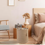 XUANGUO Rope Laundry Basket Laundry Hamper for Clothes Jute | Baby Nursery Hamper Bin and Woven Storage Basket for Living Room Bedroom Boho Tall Rope Baskets Blankets Toys Pillows Towels