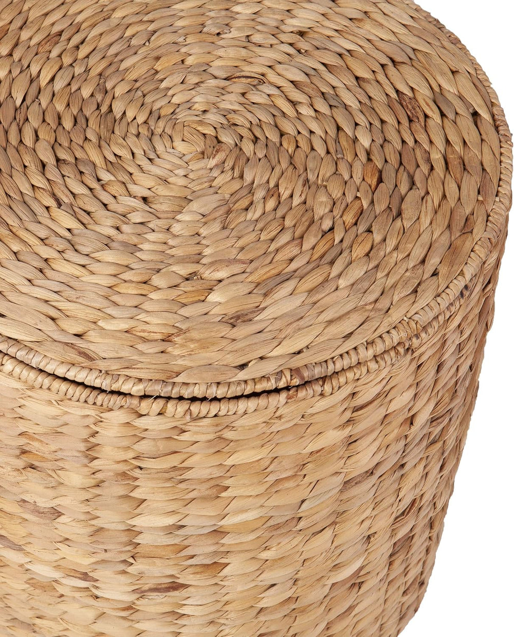 SEI Furniture - Satalia Round Water Hyacinth Storage Tables - 2 Piece Set - B...