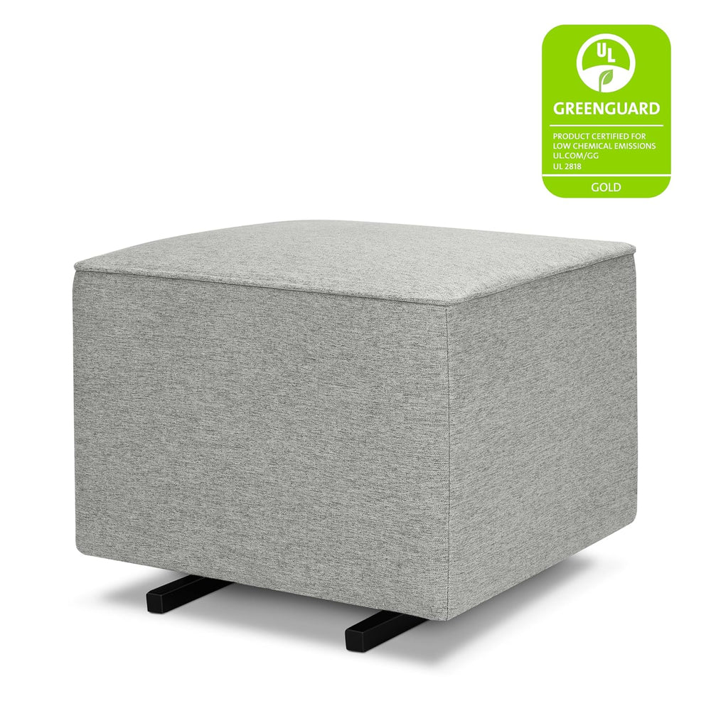 Davinci Universal Gliding Ottoman in Frost Grey, GREENGUARD Gold & CertiP...