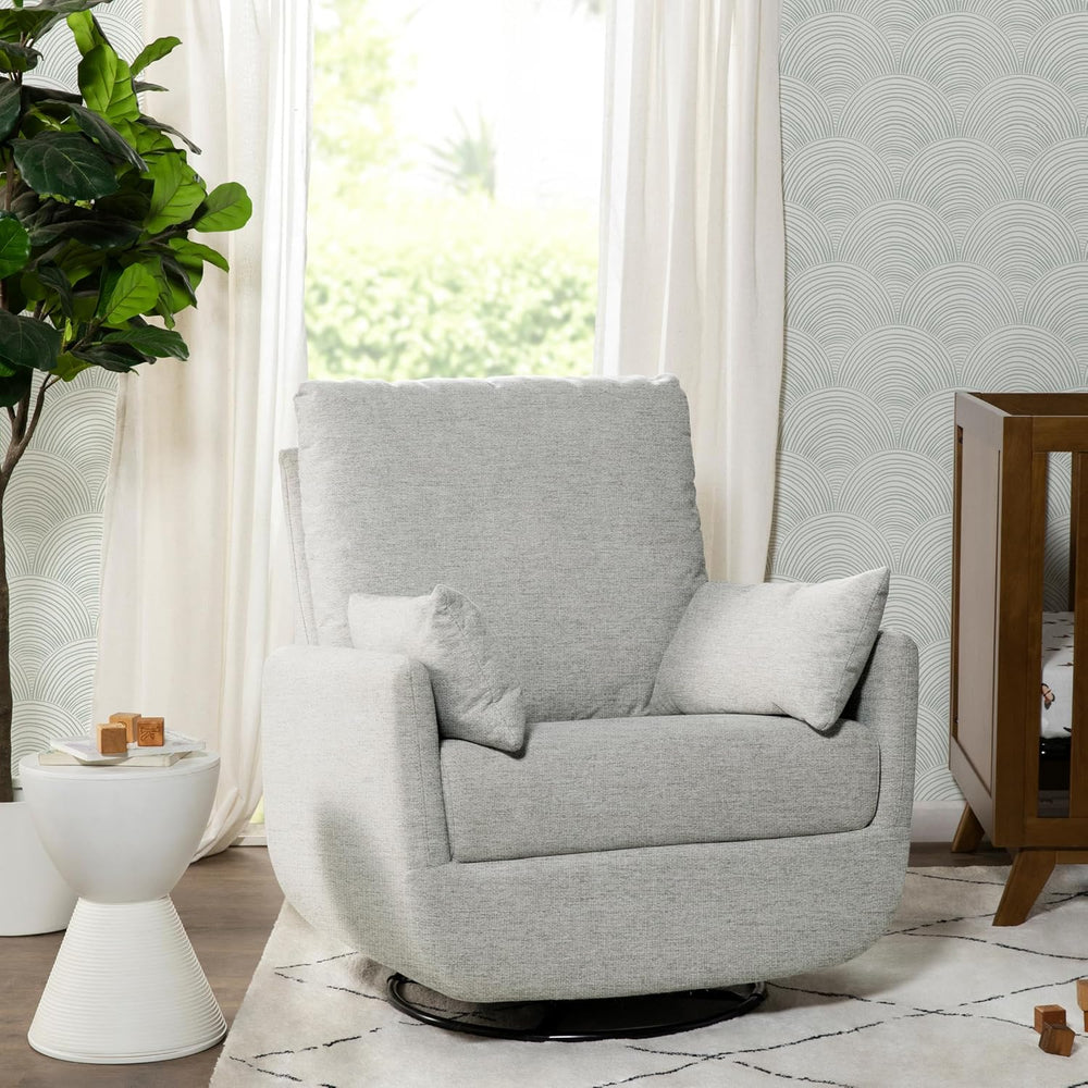 Davinci Juno Swivel Glider, GREENGUARD Gold Certified, Frost Grey | FSC &...
