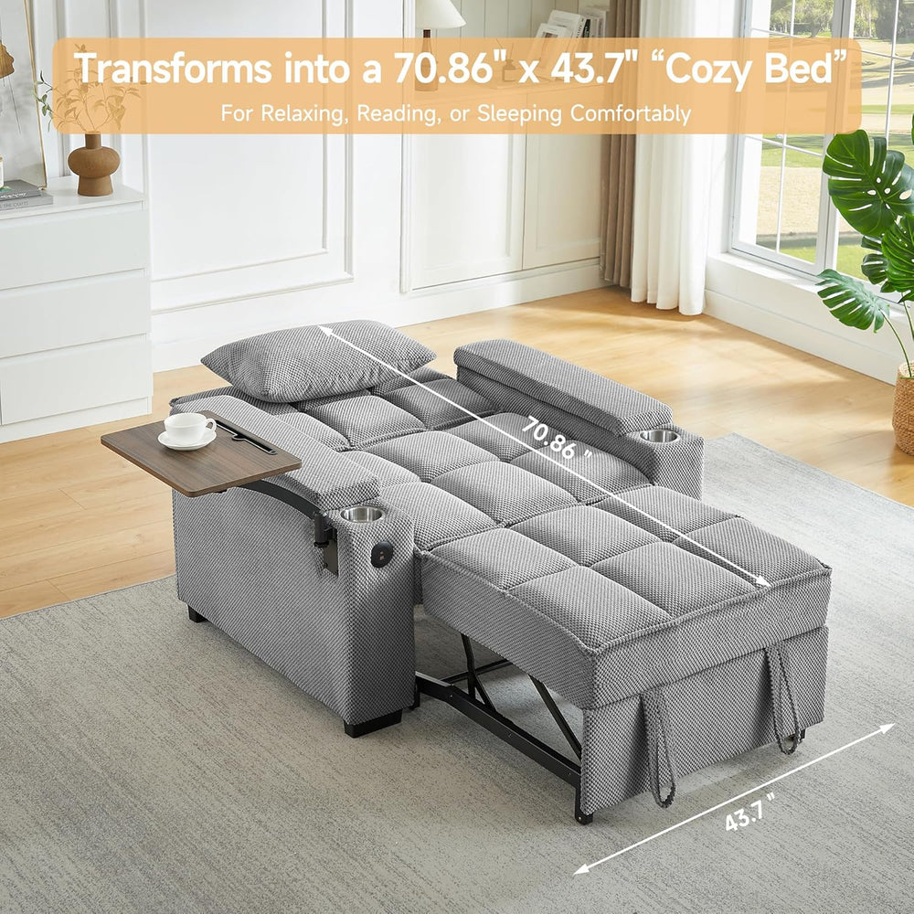 hansones Oversized Recliner Chair for Living Room, Accent Chair with Adjustab...