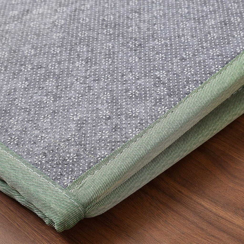 Natural Igusa Rush Grass Floor Tatami Mat,Twin, 79" x 39" x 0.5" | Japanese Portable Folding Firm Traditional Bed Mattress, Foldable Pad Futon,for Sleeping,Sitting,Yoga,Relaxing,Zen