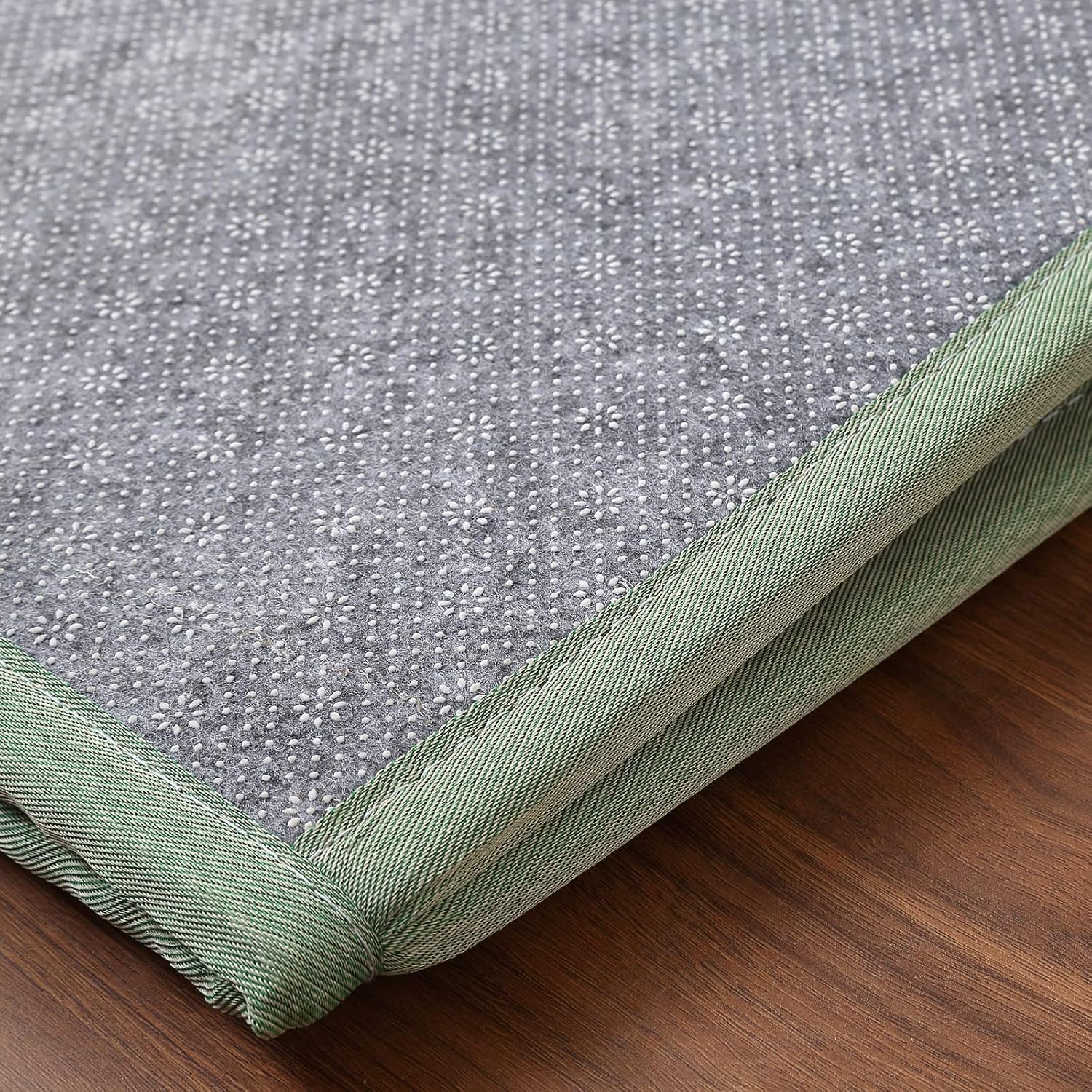 Natural Igusa Rush Grass Floor Tatami Mat,Twin, 79" x 39" x 0.5" | Japanese Portable Folding Firm Traditional Bed Mattress, Foldable Pad Futon,for Sleeping,Sitting,Yoga,Relaxing,Zen