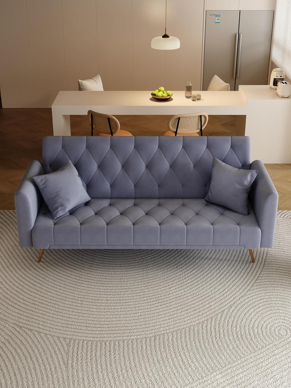 71-inch Multi-Functional Love Seat Sofa for Living Room & Bedroom