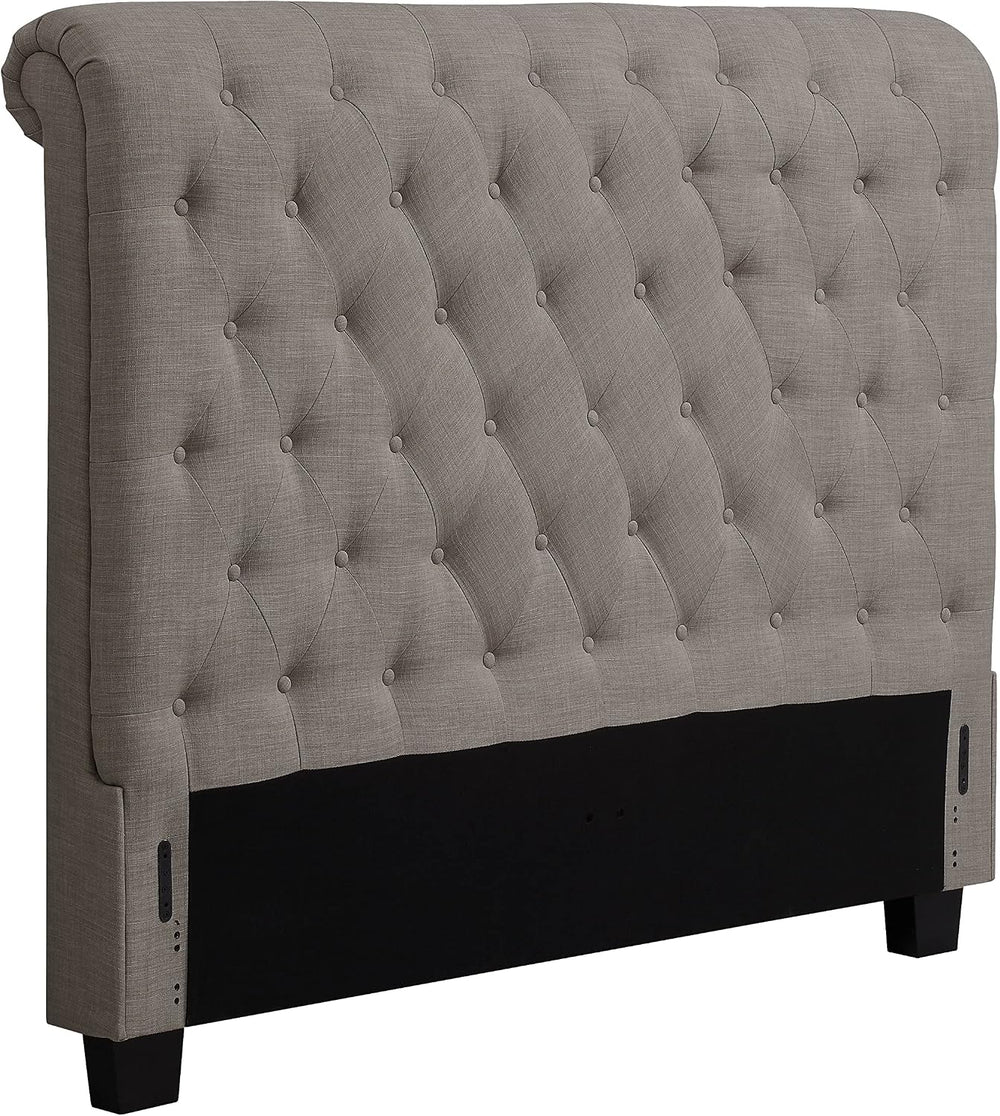 Modus Furniture Royal Tufted Headboard, King, Espresso