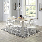 Signature Design by Ashley Grannen Modern 18" Spindle Back Dining Chair, 2 Count, White