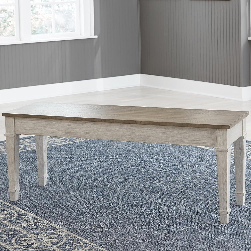 Signature Design by Ashley Skempton Farmhouse Storage Bench, Distressed Finis...