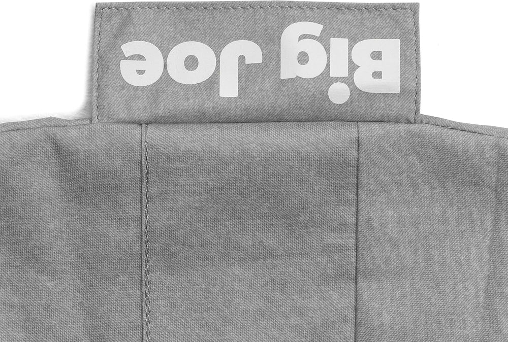 Big Joe Fuf XL Cover Only Machine Washable, Fog Lenox, Durable Woven Polyester