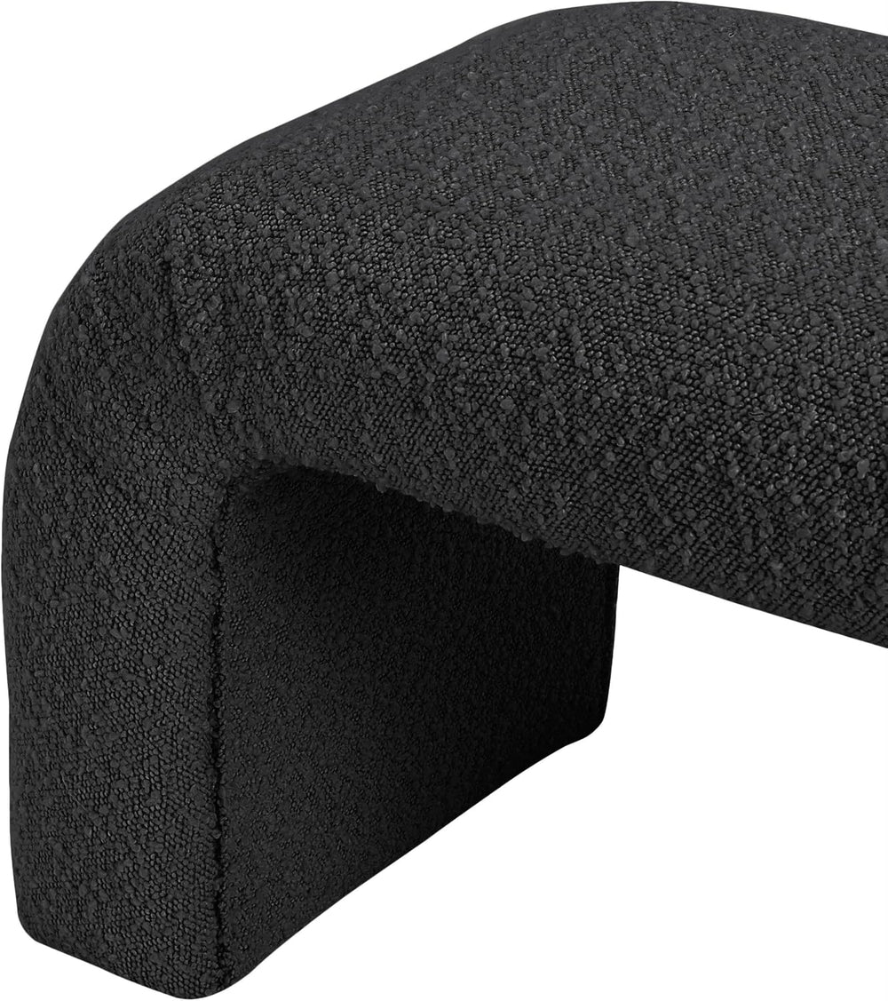 Meridian Furniture 169Black Niagara Collection Modern | Contemporary Boucle F...