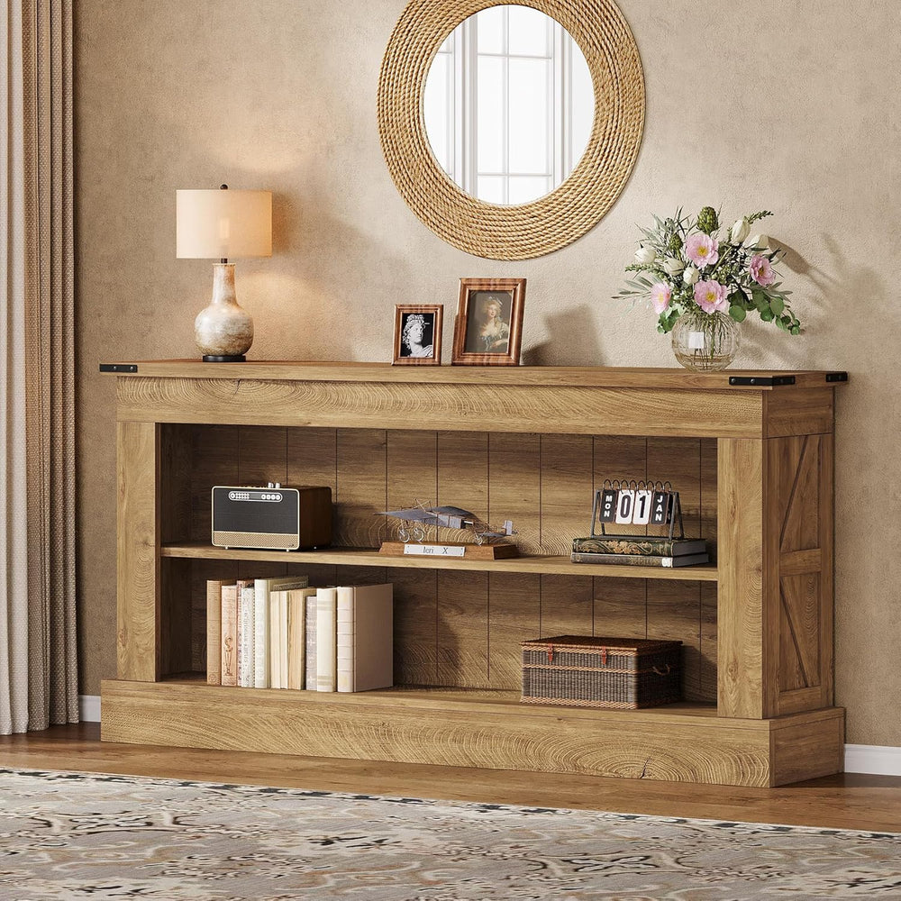 Tribesigns 63-Inch Long Console Table for Entryway, Narrow Long Entry Table w...