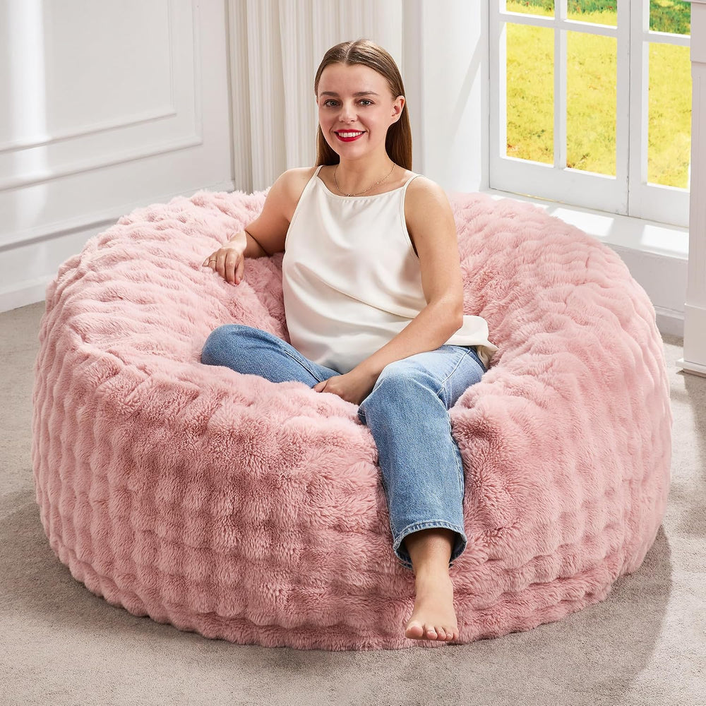 Hobestluk Large Bean Bag Chairs 3FT Big Adults BeanBag Chairs with Filler | M...