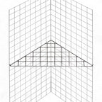 SSWBasics Triangle Black Wire Grid Shelf -- Set of 2