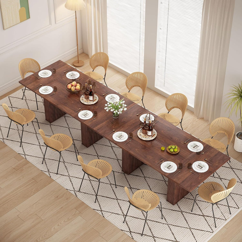 weselon 78 Inch Dining Table for 6 8 10, Modern Farmhouse Rectangular Kitchen...