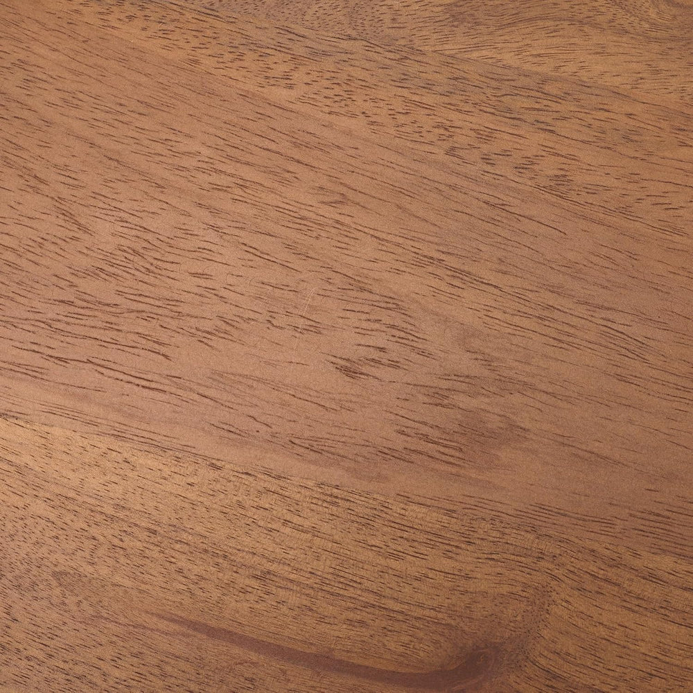 Mercana Hisako Mid Brown Open Round Accent Table