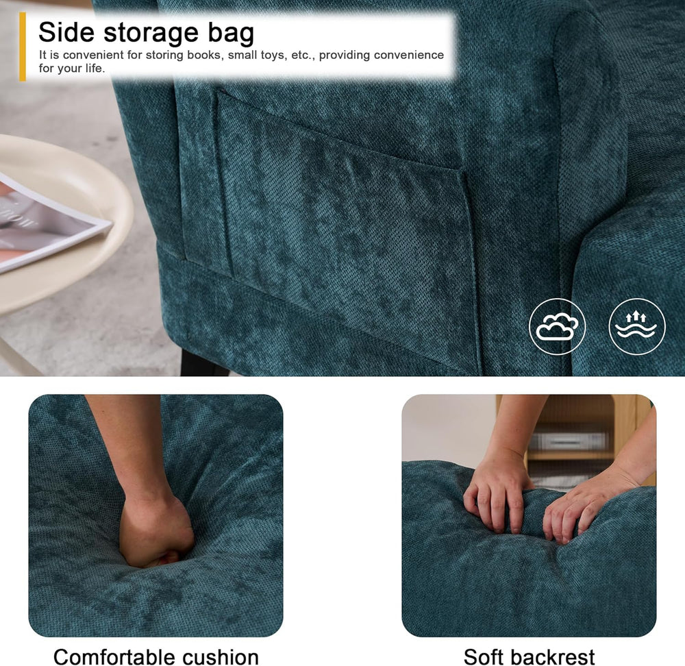 Chaise Lounge Chair Indoor, 59.8" Oversized Couch Reading Chairs, Chenil...