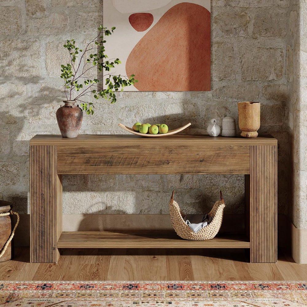 Tribesigns 70.9-Inch Console Tables for Entryway, Narrow Wooden Long Sofa Tab...