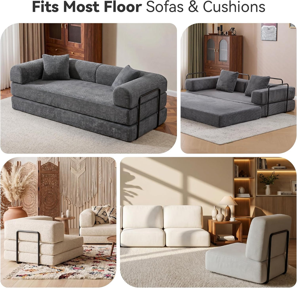 WOWMAX Floor Sofa Support Frame, Freestanding Back Support for Floor Cushions...
