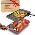 4PCS Melamine Grill Prep Station Tray Set, Outdoor BBQ Grill Station Accessories for Raw and Cooked Food, BBQ Grill Tools Added