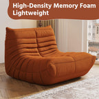 Adults Bean Bag Chairs Togo Couch Comfy Lazy Floor Sofa, 1 Seater