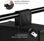 Libeder 10-Shelf Hanging Closet Shoe Organizers and Storage, Black | Hanging Closet Organizer for Wardrode,Dorm, Folding Shoe Racks Hanger, Space Saving Hanging Shelves