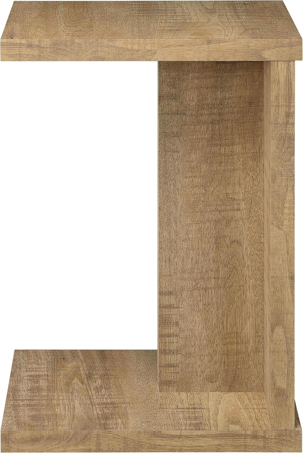 Coaster Home Furnishings - Clower - Wood - C-Shaped Side Table with Rectangul...