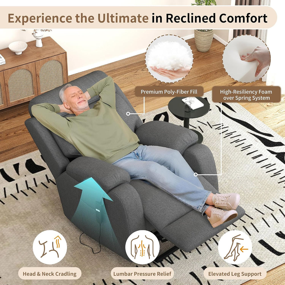 Power Lift Recliner Chair for Elderly with Remote Control - Heavy Duty 330 lb...