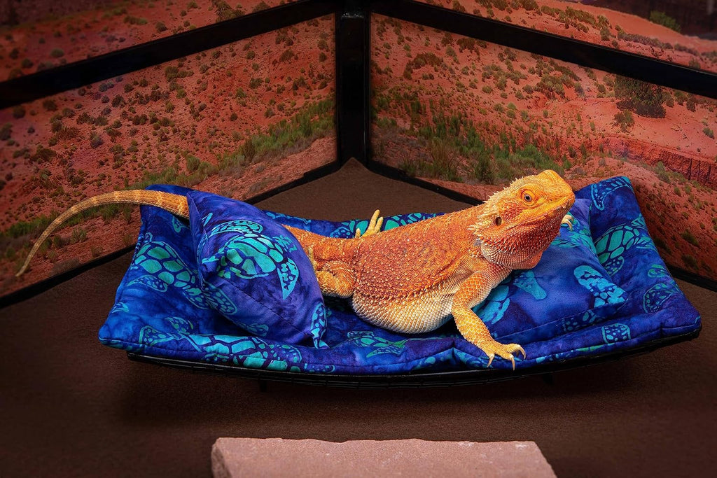 Chaise Lounge for Bearded Dragons, Sea Turtles Fabric